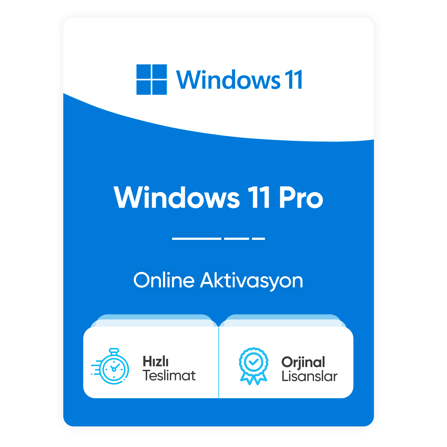 Windows 11 Pro – Online Aktivasyon